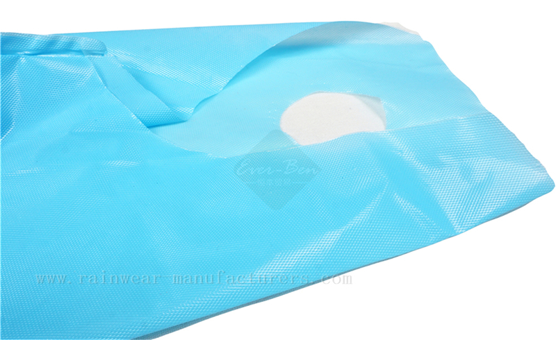plastic isolation Gowns thumb hole